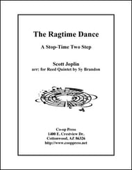 The Ragtime Dance for Reed Quintet Oboe/Clarinet/Alto Sax/Bassoon/BassClarinet EPRINT cover Thumbnail